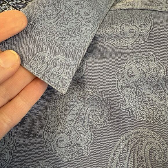Robert Graham HAYSTACK Blue Paisley Classic Fit Button Up Long Sleeve Men’s L - Picture 13 of 16